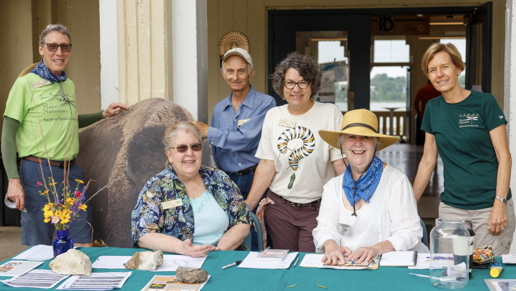 NTMN members at welcome table